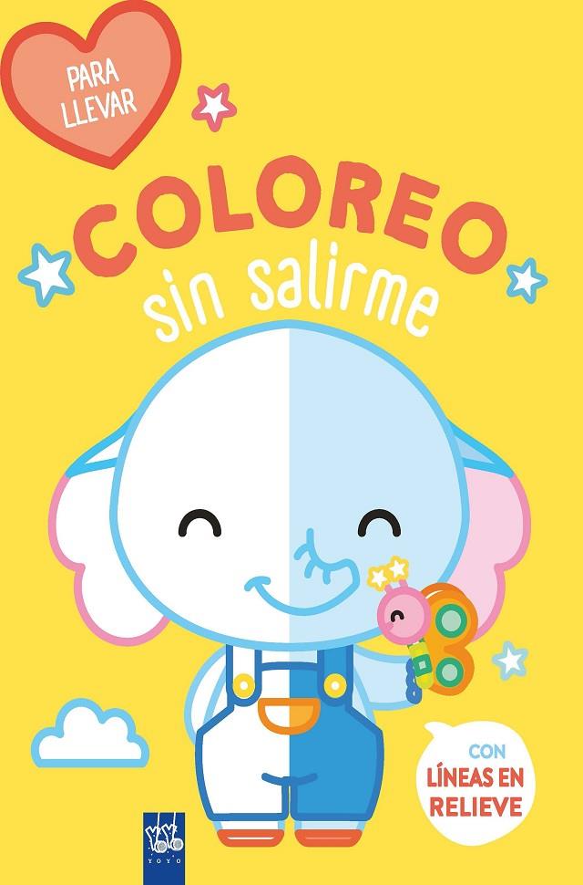 Coloreo sin salirme-Para llevar. Elefante | 9788408264071 | YOYO | Llibreria online de Figueres i Empordà