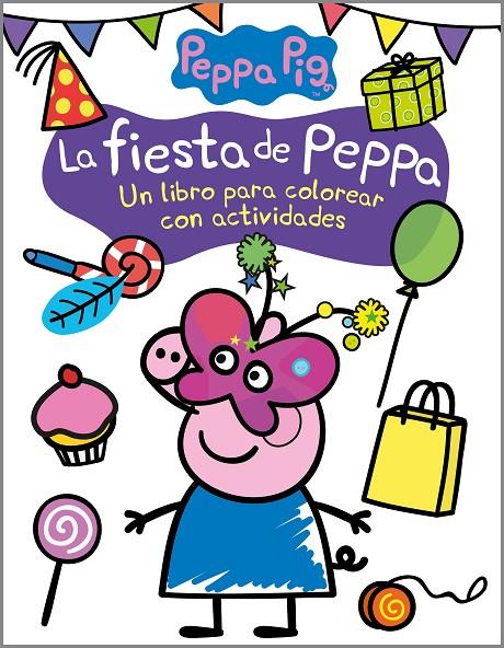 La fiesta de Peppa (Actividades para colorear) | 9788448858063 | Hasbro,/Eone, | Llibreria online de Figueres i Empordà
