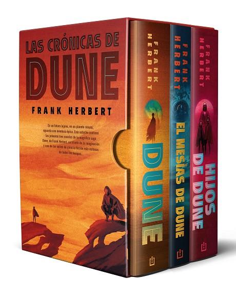 Trilogía Dune, edición de lujo (estuche con: Dune | El mesías de Dune | Hijos de | 9788466367943 | Herbert, Frank | Llibreria online de Figueres i Empordà