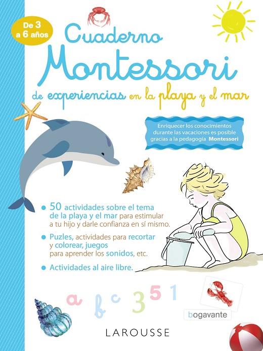 Cuaderno Montessori de experiencias en la playa y el mar | 9788418100338 | Larousse Editorial | Llibreria online de Figueres i Empordà