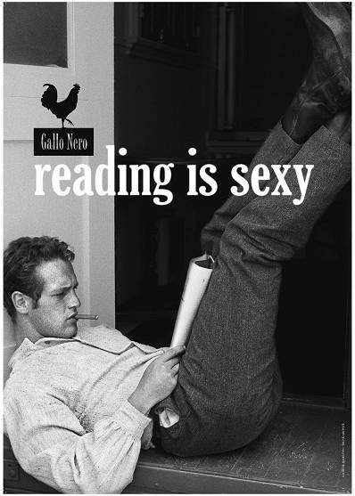 PÓSTER READING IS SEXY - PAUL NEWMAN | 0798190188225 | Llibreria online de Figueres / Empordà