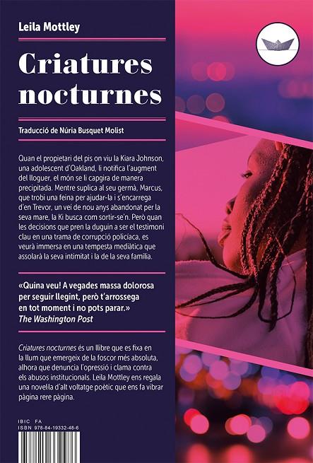Criatures nocturnes | 9788419332486 | Mottley, Leila | Llibreria online de Figueres i Empordà