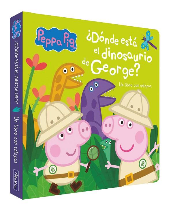 ¿Dónde está el dinosaurio de George? (Peppa Pig. Pequeñas manitas) | 9788448859060 | Hasbro,/Eone, | Llibreria online de Figueres i Empordà