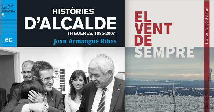 14/09 Presentació creuada "HISTÒRIES D'ALCALDE" i "EL VENT DE SEMPRE" | Llibreria online de Figueres / Empordà