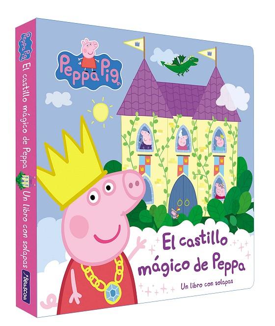Peppa Pig. Libro de cartón con solapas - El castillo mágico de Peppa | 9788448863128 | Hasbro/eOne | Llibreria online de Figueres i Empordà