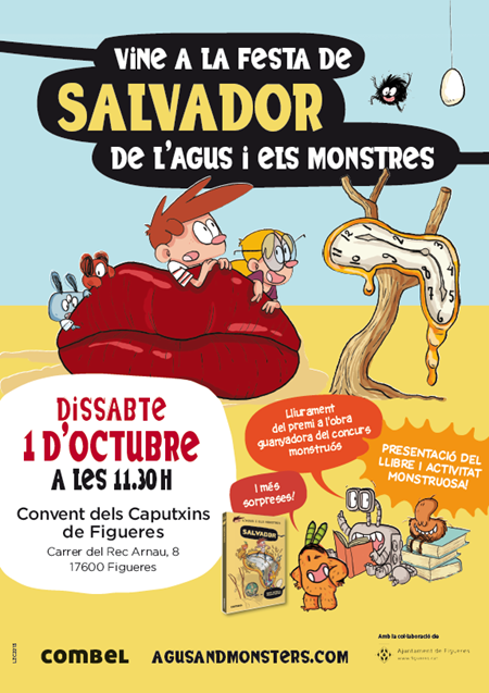 01/10 La festa de "SALVADOR" DE "L'AGUS I ELS MONSTRES" | Llibreria online de Figueres i Empordà