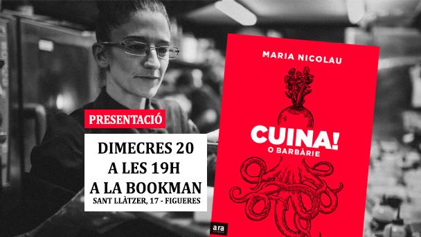 20/07 PRESENTACIÓ DE "CUINA! O BARBÀRIE" | Llibreria online de Figueres / Empordà