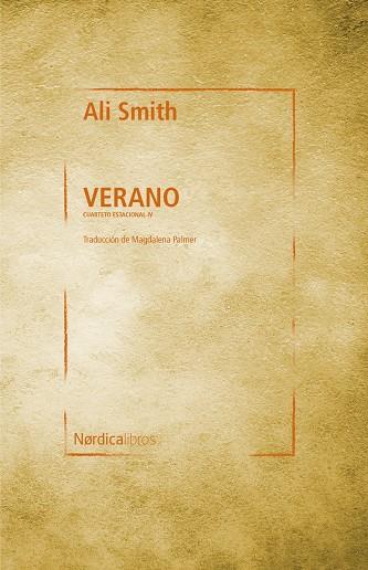 Verano (Cuarteto estacional #04) | 9788418451805 | Smith, Ali | Llibreria online de Figueres i Empordà