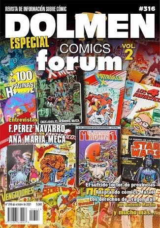 DOLMEN #316. ESPECIAL COMICS FORUM 2a parte | 977169763400700316 | VVAA | Llibreria online de Figueres i Empordà