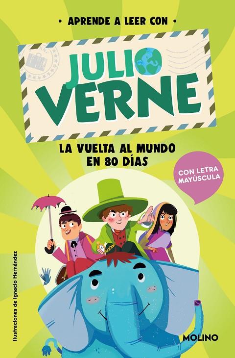 Aprende a leer con Julio Verne #01. La vuelta al mundo en 80 días (PAL) | 9788427237407 | Verne, Julio/Green, Shia | Llibreria online de Figueres i Empordà