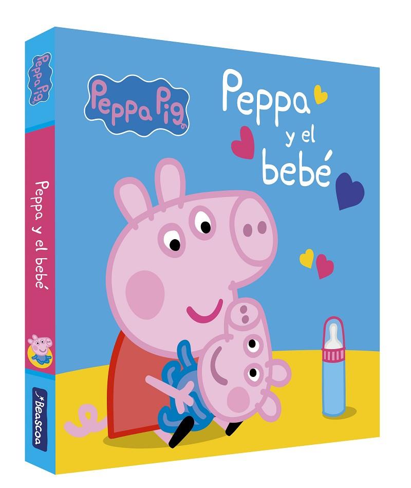 Peppa Pig. Libro de cartón - Peppa Pig y el bebé | 9788448866990 | Hasbro/eOne | Llibreria online de Figueres i Empordà