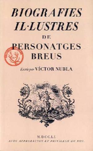 Biografies il·lustres de personatges breus | 9788412538403 | Nubla, Víctor | Llibreria online de Figueres i Empordà