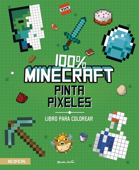 100% Minecraft. Pinta píxeles | 9788408271970 | AA. VV. | Llibreria online de Figueres i Empordà