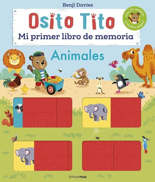 Osito Tito. Mi primer libro de memoria. Animales | 9788408249702 | Davies, Benji | Llibreria online de Figueres i Empordà