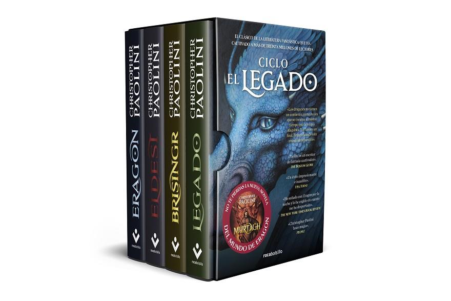 Ciclo El Legado (edición estuche con: Eragon | Eldest | Brisingr | Legado) | 9788419498526 | Paolini, Christopher | Llibreria online de Figueres i Empordà