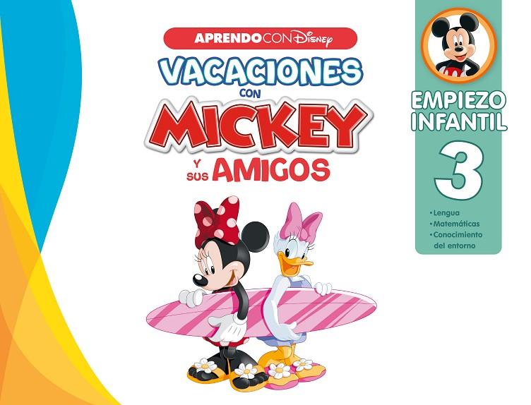 Vacaciones con Mickey y sus amigos. Empiezo infantil 3 | 9788418039553 | Disney | Llibreria online de Figueres i Empordà
