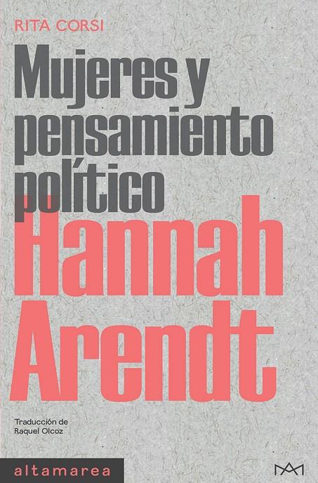 Hannah Arendt | 9788418481772 | Corsi, Rita | Llibreria online de Figueres i Empordà