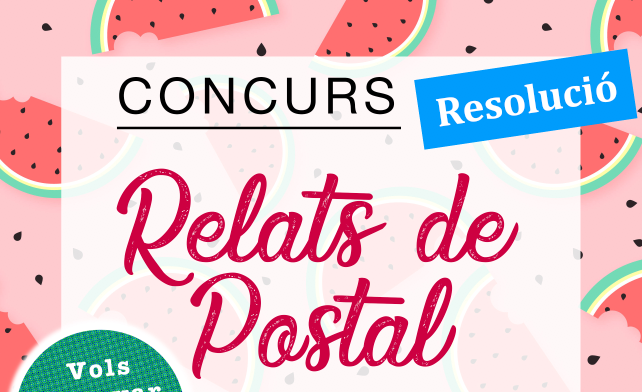 Resolució Concurs Relats de Postal 2022 | Llibreria online de Figueres i Empordà