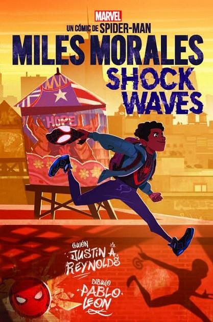 MARVEL SCHOLASTIC #01 MILES MORALES, SHOCK WAVES | 9788413349732 | Leon, Pablo / A. Reynolds, Justin | Llibreria online de Figueres i Empordà