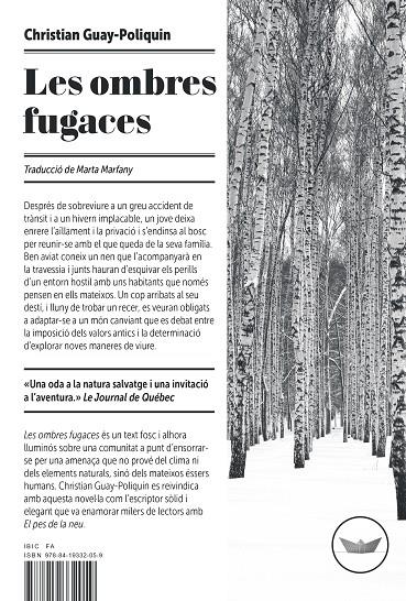 Les ombres fugaces | 9788419332059 | Guay-Poliquin, Christian | Llibreria online de Figueres i Empordà