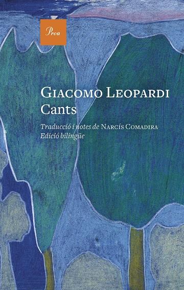 Cants | 9788475889191 | Leopardi, Giacomo | Llibreria online de Figueres i Empordà