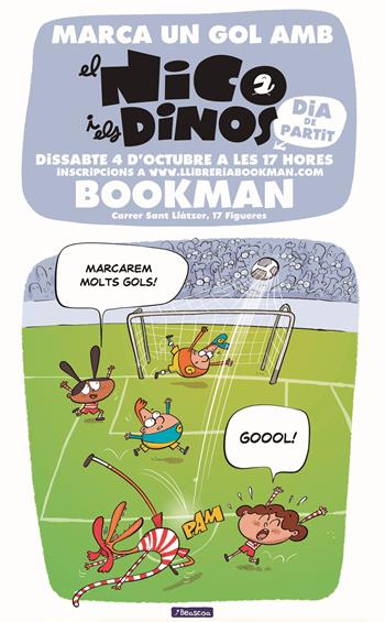  Marca un gol amb EL NICO I ELS DINOS | TI042025 | Llibreria online de Figueres i Empordà