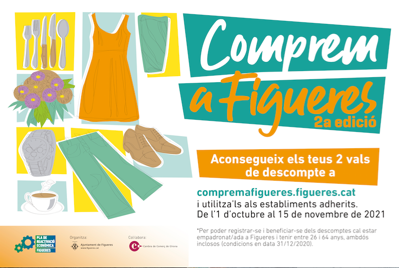 Imatge publicitària de la inicitaiva per impulsar el comerç.