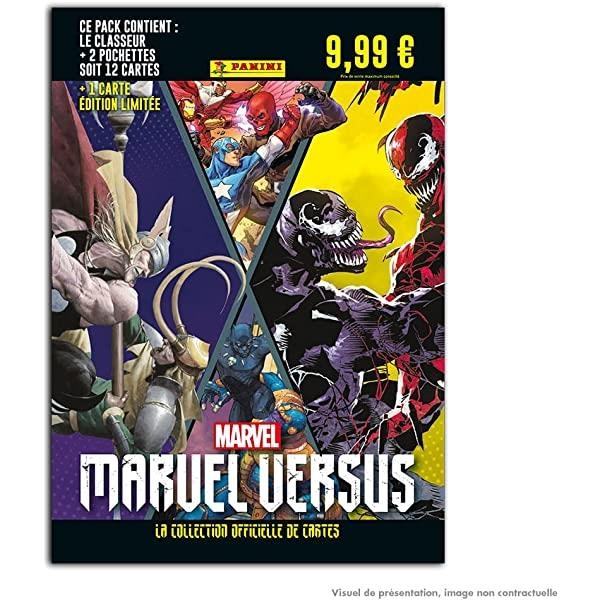 STARTER PACK MARVEL VERSUS - OFFICIAL TRADING CARDS | 8051708001877 | Librería online de Figueres / Empordà
