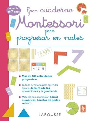Gran cuaderno Montessori para progresar en mates. A partir de 7 años | 9788419436832 | Urvoy, Delphine | Llibreria online de Figueres i Empordà