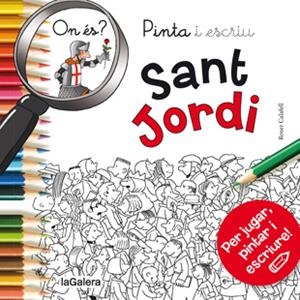 Pinta i escriu On és Sant Jordi | 9788424657611 | Librería online de Figueres / Empordà