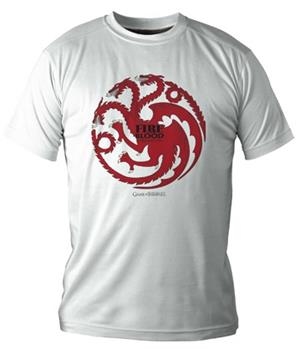 TARGARYEN CAMISETA BLANCA CHICO TALLA L. GAME OF THRONES *BF23* | 8436541021211 | Llibreria online de Figueres i Empordà