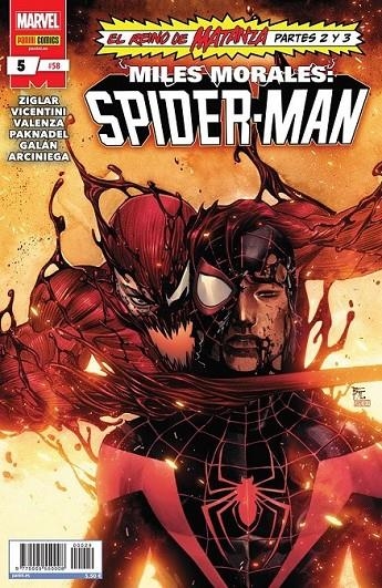 MILES MORALES: SPIDER-MAN #029  (SPIDER-MAN #005) | 977000555000800029 | CODY ZIGLAR - ALEX PAKNADEL - FRANCESCO MANNA - FEDERICO VICENTINI | Librería online de Figueres / Empordà