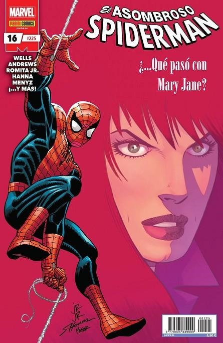 EL ASOMBROSO SPIDERMAN #225/016 | 977000533900900225 | ZEB WELLS - JOHN ROMITA JR. | Llibreria online de Figueres i Empordà