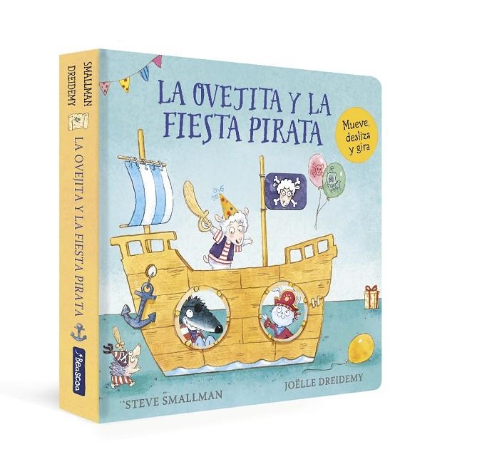 La ovejita y la fiesta pirata (La ovejita que vino a cenar. Libro de cartón) | 9788448863265 | Smallman, Steve | Llibreria online de Figueres i Empordà