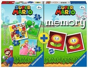 MEMORY + 3 PUZZLES MULTIPACK SUPER MARIO | 4005556208319 | Librería online de Figueres / Empordà