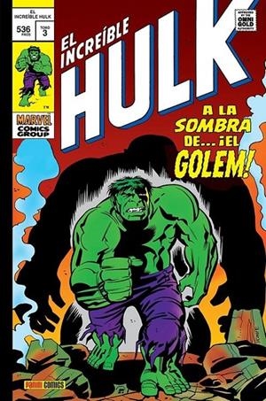 EL INCREÍBLE HULK OMNIGOLD # 03 A LA SOMBRA DE... ¡EL GÓLEM! | 9788411506816 | Lee, Stan / Thomas, Roy / Trimpe, Herb | Librería online de Figueres / Empordà