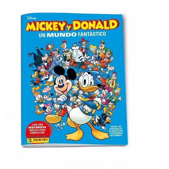 MICKEY Y DONALD ALBUM CROMOS  UN MUNDO FANTÁSTICO 2023 DISNEY | 8051708006889 | Librería online de Figueres / Empordà