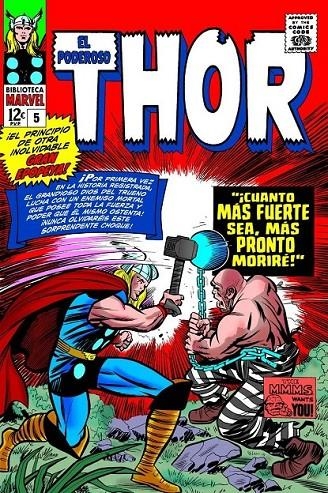 Biblioteca Marvel: El poderoso Thor #05. 1965 | 9788411508490 | Lee, Stan / Kirby, Jack | Llibreria online de Figueres i Empordà