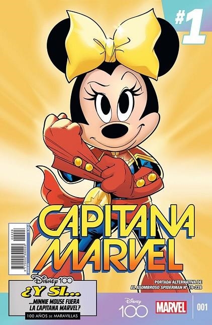 SPIDERMAN VOL 2 #228 EL ASOMBROSO SPIDERMAN 19 PORTADA ALTERNATIVA DISNEY 100 - CAPITANA MARVEL | 977000239000300228 | ZEB WELLS - ED MCGUINNESS | Librería online de Figueres / Empordà