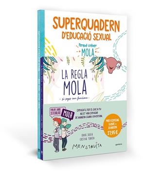 Pack Aprèn amb Menstruita (La regla mola + Superquadern d'educació sexual) | 9788419975065 | Salvia, Anna | Llibreria online de Figueres i Empordà
