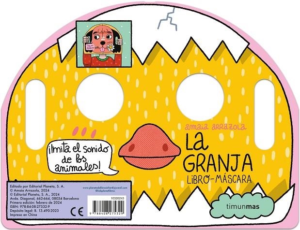 La granja. Libro-máscara | 9788408275329 | Arrazola, Amaia | Llibreria online de Figueres i Empordà