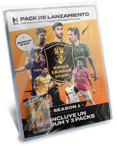 STARTER PACK ALBUM Y 3 SOBRES KINGS LEAGUE season 1 | 5411068081798 | Librería online de Figueres / Empordà