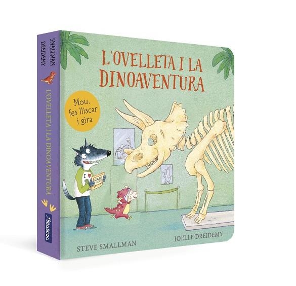 L'ovelleta i la dinoaventura (L'ovelleta que va venir a sopar. Llibre de cartró) | 9788448866983 | Smallman, Steve | Llibreria online de Figueres i Empordà