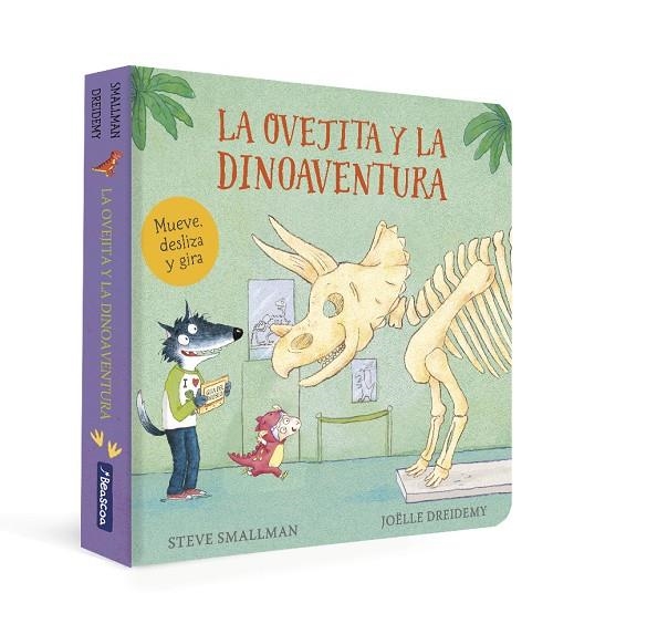 La ovejita y la dinoaventura (La ovejita que vino a cenar. Libro de cartón) | 9788448866976 | Smallman, Steve | Llibreria online de Figueres i Empordà