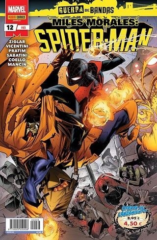 MILES MORALES: SPIDER-MAN #065/12 | 977000555000800036 | Ziglar, Cody / Pratim, Partha / Coello, Iban / Vicentini, Federico | Librería online de Figueres / Empordà