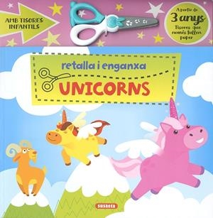 Retalla i enganxa unicorns | 9788411968690 | Ediciones, Susaeta | Llibreria online de Figueres i Empordà