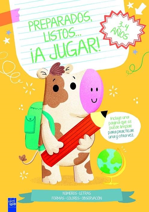 Preparados, listos... ¡a jugar! 3-4 años naranja | 9788408283928 | YOYO | Librería online de Figueres / Empordà