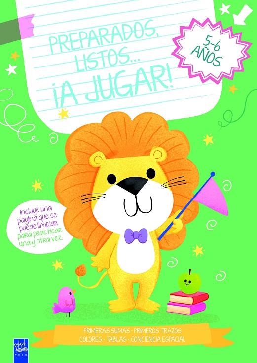 Preparados, listos... ¡a jugar! 5-6 años verde | 9788408283942 | YOYO | Librería online de Figueres / Empordà