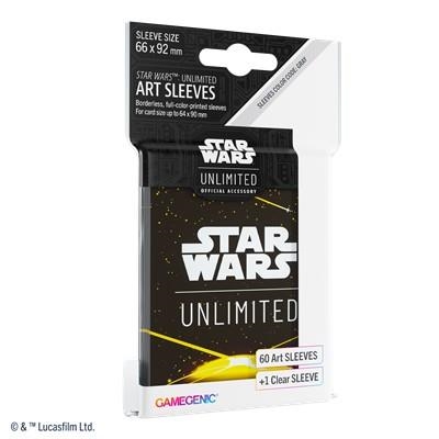STAR WARS: UNLIMITED ART SLEEVES CARD BACK YELLOW - FUNDES CARTES | 4251715415368 | Librería online de Figueres / Empordà