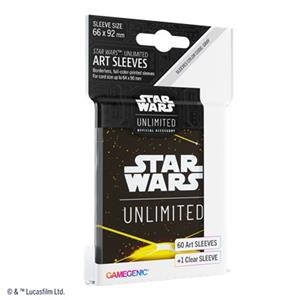 STAR WARS: UNLIMITED ART SLEEVES CARD BACK YELLOW - FUNDES CARTES | 4251715415368 | Librería online de Figueres / Empordà